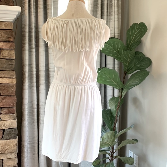 ARIAT large white dress with fringe - Picture 3 of 5